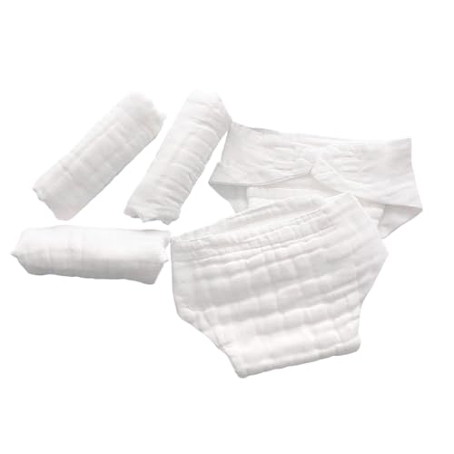 Image of BNF Cotton Pocket Dipaer Reusable Washable Adjustable for Infant Newborn Toddler S White | Baby | Diapering | Cloth Diapers