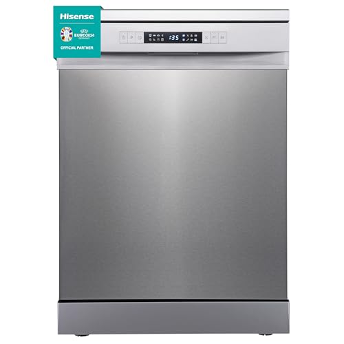 Hisense HS622E10X - Lavavajillas, Capacidad para 13 servicios, 60 cm, Programa ECO, Silencioso, 2,...