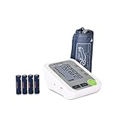Dr. Odin Digital Blood Pressure Monitor(516 W) for Home, Office, and Travel (CE & ISO Certified, FDA Approved, Intelligent Pressure, Automatic Shutdown, Large LCD, USB Port, Memory (99 X 2) (White)