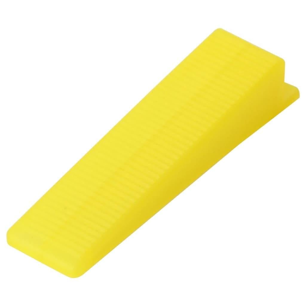 Kliny do poziomowania płytek z wytrzymałego materiału PP 89 x 22 x 16,5 mm, 500 sztuk, zestaw do układania płytek, podłogi, poziomowania, narzędzi, akcesoriów, montażu, renowacji