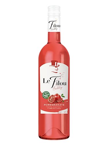 Le Filou Bubbly Pomegranate - Aromatisierter Wein-Cocktail, Perlwein (6 x 0,75L)