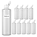 VECCHI 10 Bottiglie Vuote da 500ml, Bottiglie con Tappo Flip Top, Bottiglie di Plastica, Flaconi Riutilizzabili