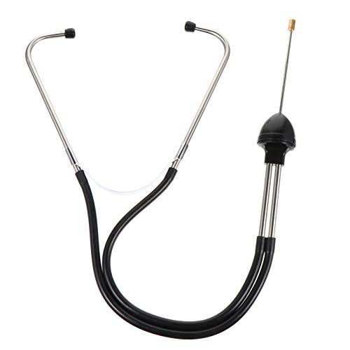 Healifty Cilinder Stethoscoop Auto Interne Cilinder Stethoscoop Geluidsdetectie Reparatie Tool (Zwart)
