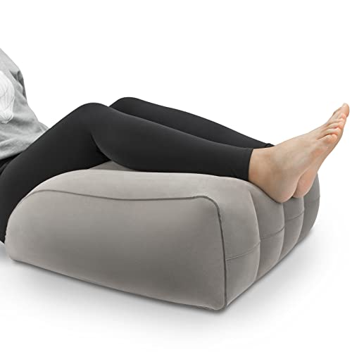 Saheyer Leg Elevation Pillows,Inflatable Leg Pillows For Swelling, Portable Wedge Pillow For Improve Circulataion And Reduce Swelling,Suitable For Sleeping,Pregnant,Surgery And Injury Recovery(Gray) #TOP7
