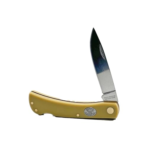 Moore Maker Inc. 3103LBB - LOCKING SODBUSTER WITH SCABBARD - 4-1/2 (Yellow)