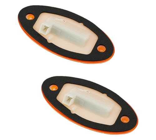 Mytee Products 2 Pack Oval Cab Roof Marker Light Compatible with Select International (1986-2019) Truck Models - Amber Lens LED, 12V - 3529-900-C, IH3529900C, 888-5125