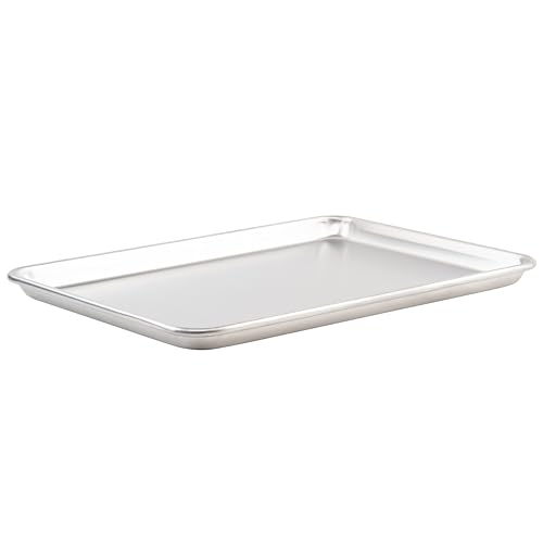 Winco Commercial-Grade Aluminum Sheet Pan, 20 Gauge, 1/2 Size