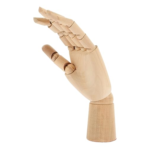 Garneck Flexible Joint Hand Model Artistic Wood Hand for Sketching Movable Mechanism Figure Hand Sketch Model