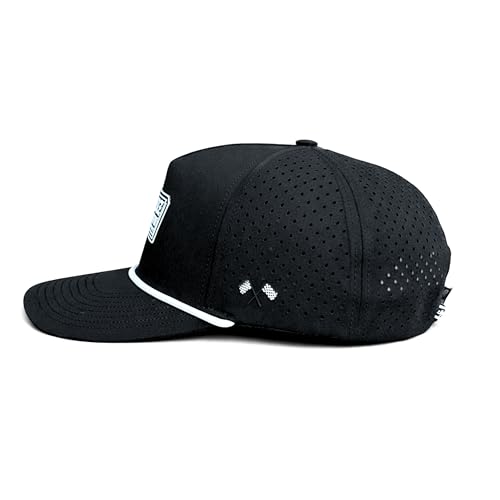 Image of BRIMZ Outdoor Performance Hat - Water & Sweat Resistant Hats - Breathable & Moisture-Wicking Snapback