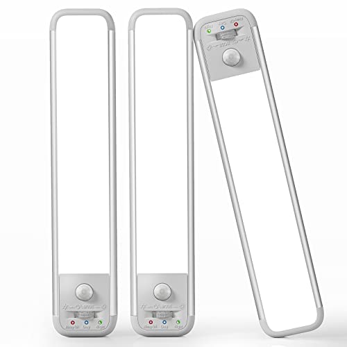 Lightbiz Under Cabinet Lights Wireless 50 Led Closet Lights Motion Sensor Battery Operated Usb-C Rechargeable Lighting, Magnetic Stick-On Strip For Kitchen (3 Pack) #TOP11