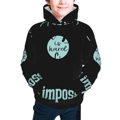 A Truly Great Boss Kid Hoodies Boys Sweatshirts Girls Pullover with Pocket3