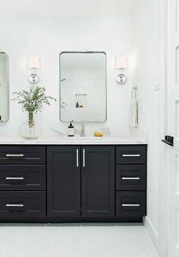 Image of Crystorama Libby Langdon Sylvan 1 Light Polished Chrome Sconce with Sconce with Glass Shade
