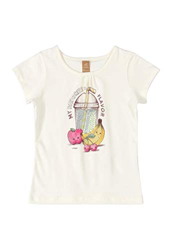 Blusa Manga Curta E Cotton Up Baby, Bege, 01