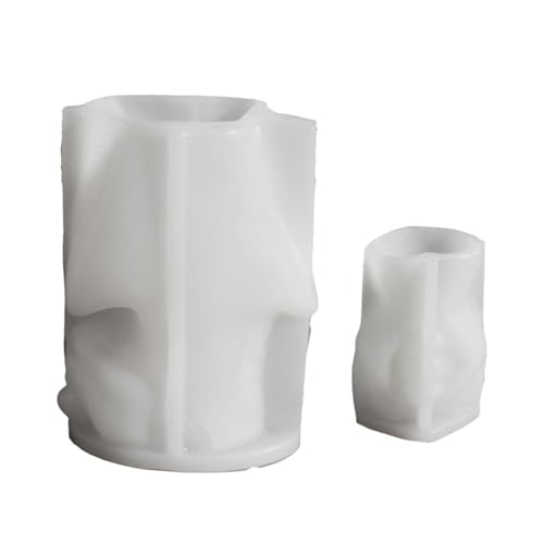 Moule silicone vase visage abstrait pour décoration maison DIY