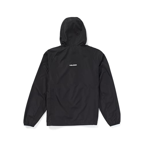 Volcom Men's Wavern Water-Resistant Windbreaker Jacket – Zip-up with Adjustable Hood3
