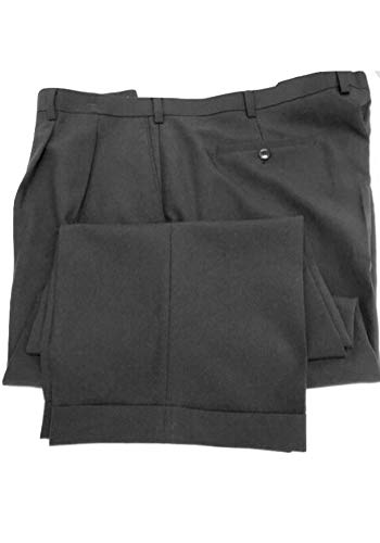 Big and Tall Full Leg Baggy Roomier Fit Cuffed Dress Pants to Size 80