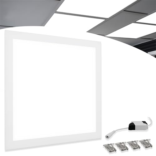 Led Plafon Embutir Painel Slim 60x60 50w Quadrado Luz Forte (Branco Frio)