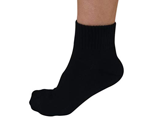 Spun Bamboo Men's And Women's Bamboo Viscose 1/4 Crew Ankle Sport Socks - Soft Odor Control DRI-Tech Cushioned Athletic