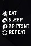 Bowling Score Book - Eat Sleep 3D Print Repeat Filament 3D Printer Tech Gift Meme: 3D Print, Bowling Game Record Keeper Bowling Score Sheets, A ... Bowling casual and tournament play,College
