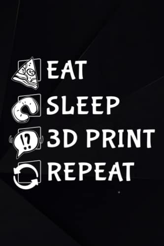 Bowling Score Book - Eat Sleep 3D Print Repeat Filament 3D Printer Tech Gift Meme: 3D Print, Bowling