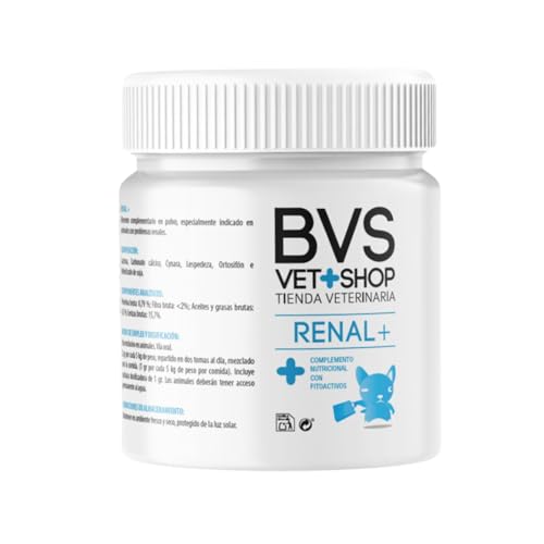 BVS Vet Shop | Renal Plus para Perros | Ayuda en Casos de insuficiencia renal crónica en Perros y Gatos | 1 unid. x 100 gr