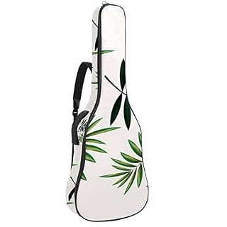 Green Leaves Housse de protection rembourrée pour guitare classique acoustique Motif feuilles vertes, Multicolore 05, 42… - Les Beatles, Paul McCartney, John Lennon, RIngo Starr, George Harrison