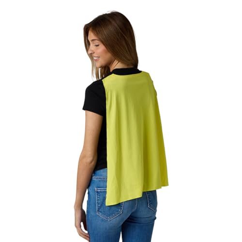 DC Comics Batman Junior's Black Crew Neck Short Sleeve Caped Tee4