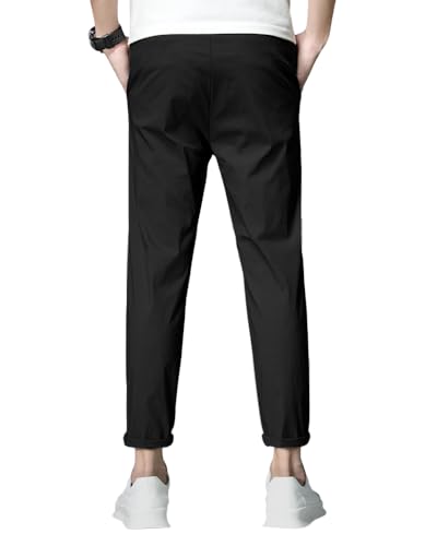 Image of EYEBOGLER Men's Solid Brand Logo Track Pants