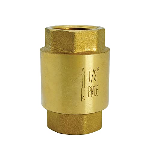 Af Hydro Brass Low Pressure Spring Check Valve, 1 1/4