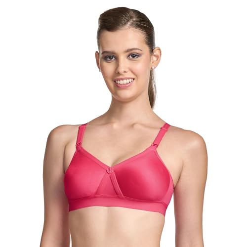 Image of TRYLO Women's Cotton Solid Regular Fit Bra