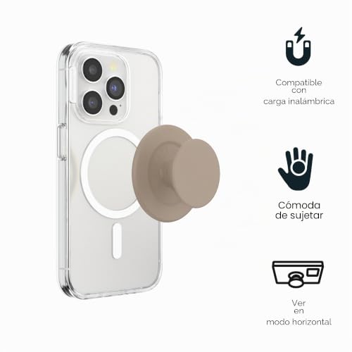 Soporte para teléfono MagSafe PopSockets Latte con anillo adaptador 4