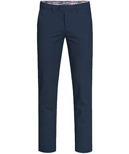 GREIFF Größe 52 Corporate Wear Casual Herren Chinohose Regular Fit Marine Dunkelblau Modell 1337