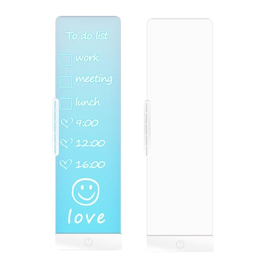 Tableau mémo pour moniteur LED transparent en acrylique de bureau
