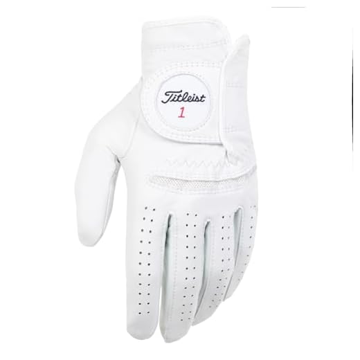 Titleist Perma Soft Handschuh Herren weiß Linke Hand/M