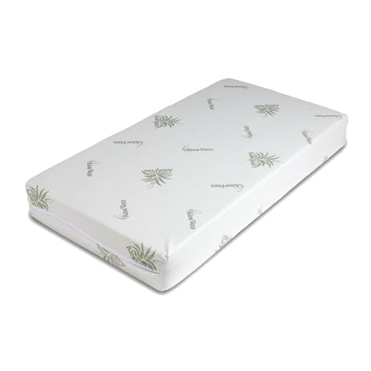 DOLCI SOGNI Materasso Next To Me Compatibile Cam Cullami Kinderkraft 100% Made in Italy, Materasso Culla Neonato 50x83 cm, OEKO-TEX® e CertiPUR™, Spessore 8 cm, Fodera in Aloe Vera