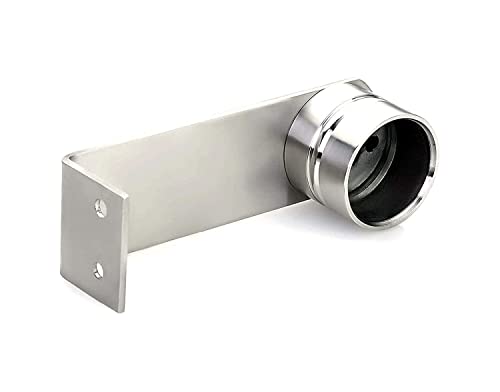 Image of Stainless Steel Curtain Bracket Support 5 Set, 10 Pieces | Modern Design (3 * 1)