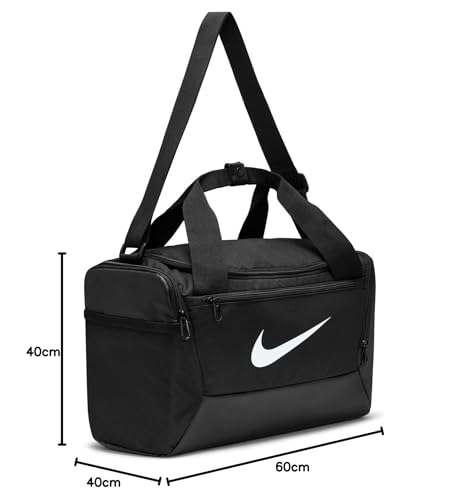 Nike Unisex – Erwachsene Brsla Tasche, Black/Black/White, Einheitsgröße EU