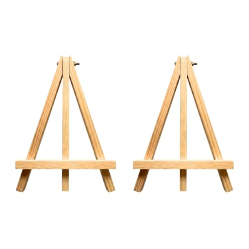Image of Grandink 10 Inch A Frame Wooden Easel Stand 9mm (Set of 2)