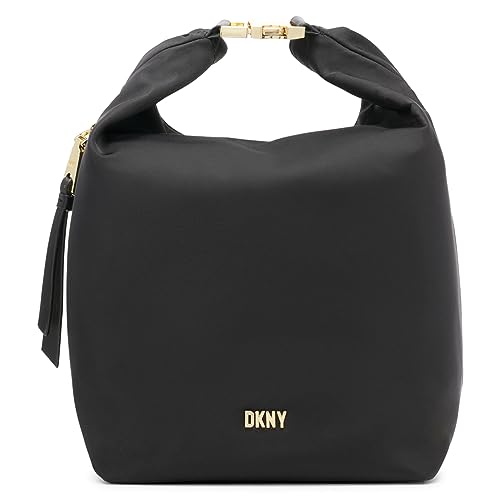 DKNY Yugo Bucket Bag, Black/Gold