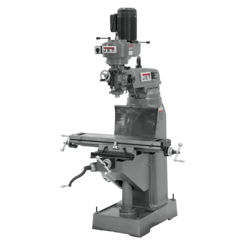 JET Step Pulley Milling Machine, 1-1/2 HP, 115/230V 1Ph (Model JVM-836-1)