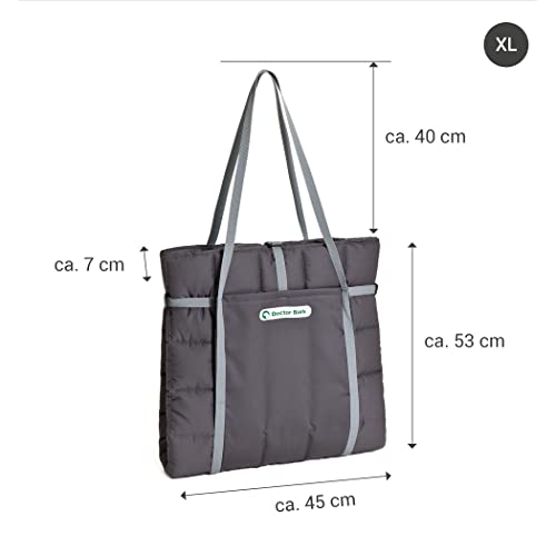 Doctor Bark Travel Bag für Hund und Besitzer, praktische Reisedecke, Allergiker geeignet - waschbar bei 95°C Größen erhältlich