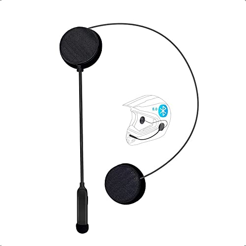 Manos Libres Moto BT30 Auriculares Bluetooth 5.0 para Casco de Motocicleta, Auriculares Manos Libres para Casco, Micrófono de Auriculares...