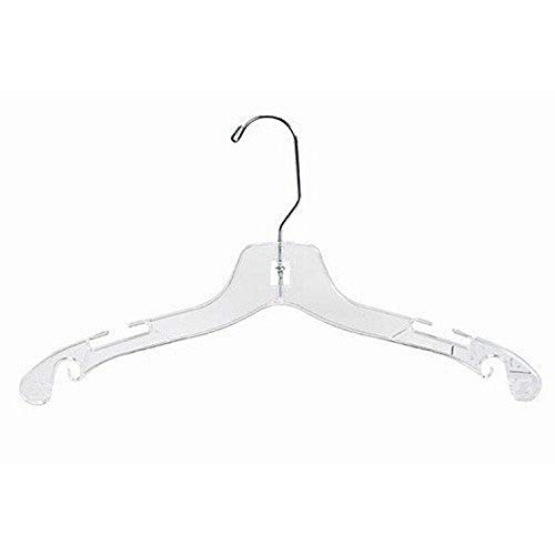 Only Hangers Children's Clear Plastic Dress Hanger - 14