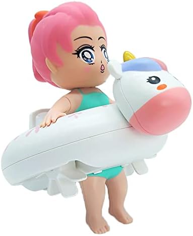 Unicorn Baby Bath Toys,Bath Toys for Toddlers 1-3,New Born Baby Bathtub Water Toys,Toddler Bath Toys for Girls Boys（White）