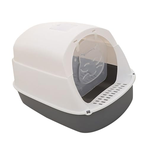 Arenero cerrado para gato de polipropileno 20.47x13.77x5.9 in miniatura 1