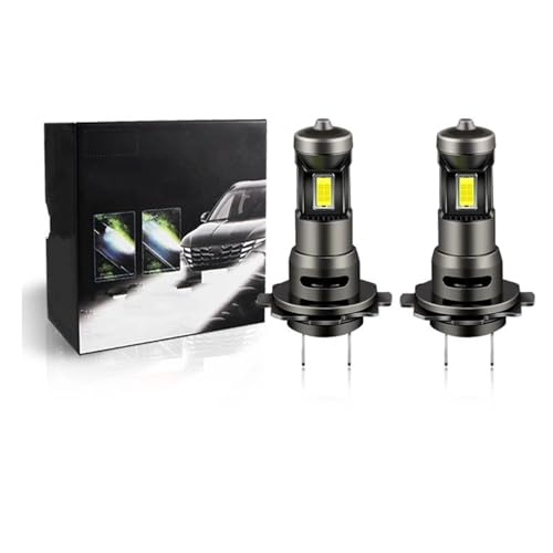 para para Z900 2017 2018 2019 Motocicleta 1/2 Piezas 35W H7 6500K Bombillas LED Blancas Brillantes para Faros Delanteros De Motocicleta Faros Delanteras(2*LED White Light)