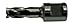 Drillco 9100SE Series Annular Cutter, High Speed Steel, Weldon Shank, 1" Cutting Length, 9/16" Size (Pack of 1)