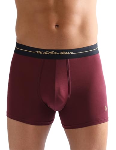 Image of U.S. Polo ASSN. Men PT004 4 Way Stretch Premium Lyocell Sustainable Underwear Trunks -Pack of 1