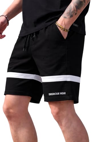ENDEAVOUR WEAR Lounge Shorts for Men Black - Image 2