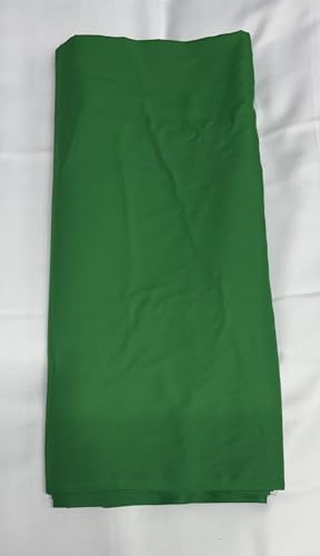 Image of BKRKJ Women's Lizibizi Cotton Unstitched Dress Material Plain Fabric by Meter for Sewing Suit,Salwar,Blouse,Shirt,Kurta,Pyjama,Pathani,Kameez,Chudidar,Patiyala (Parrot Green 11, 4 Meter)